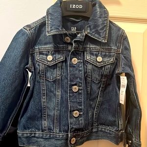 BNWT 🍿 babyGap Icon Denim Jacket with Washwell size 3